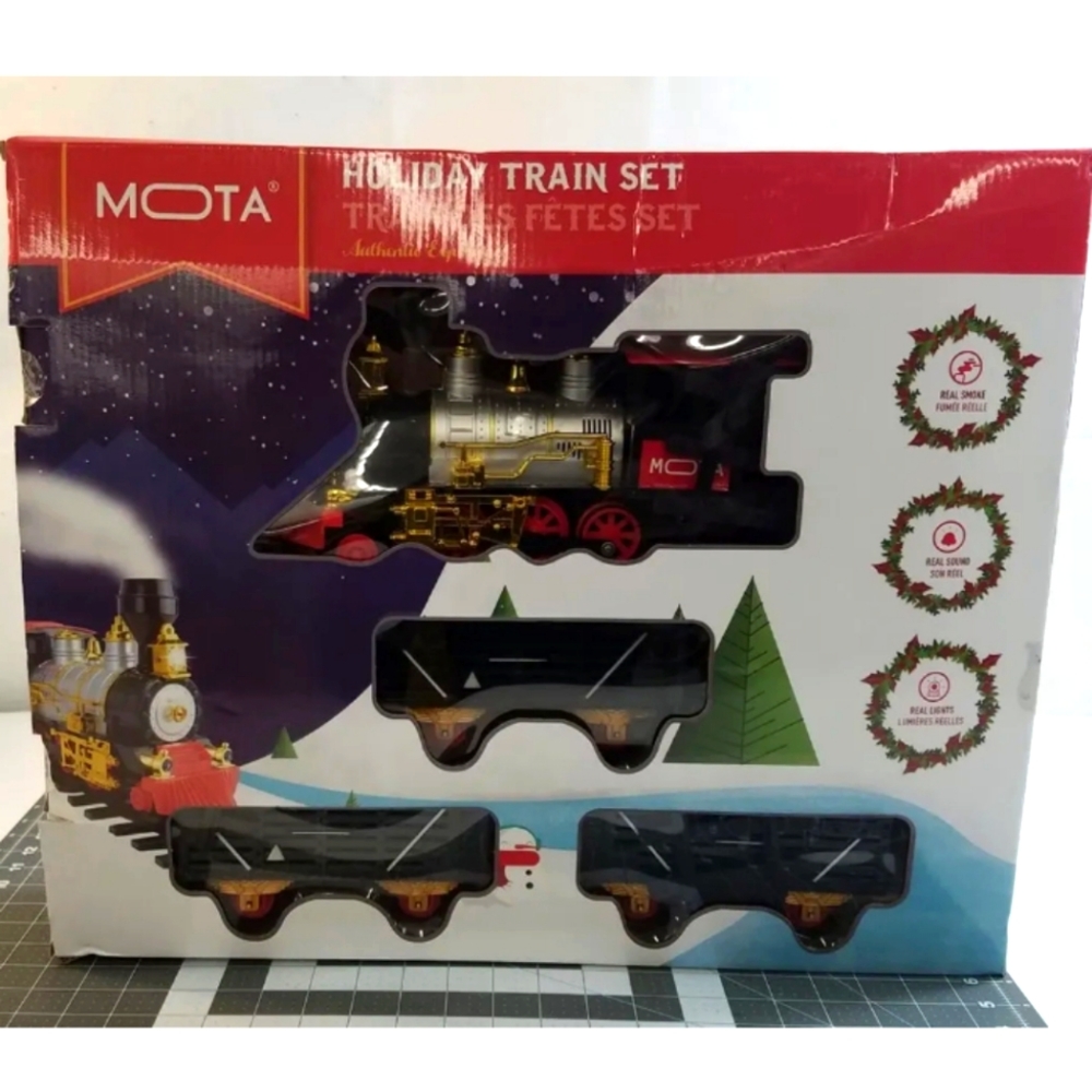 Mota Holiday Train Set in open original box
